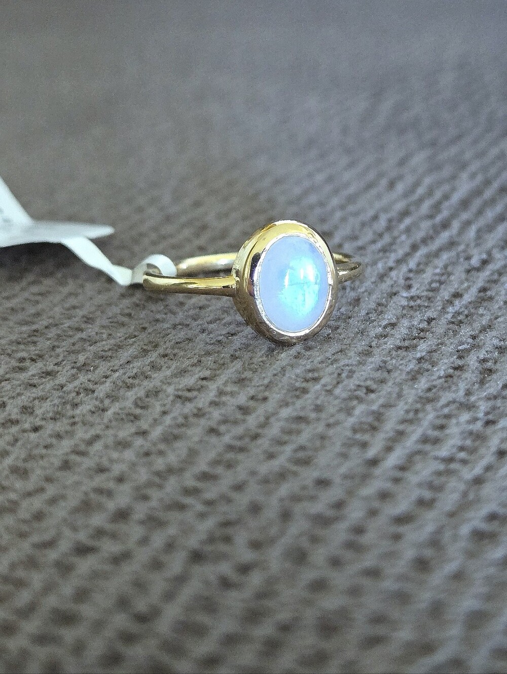 Shivam Rainbow🌈 Moonstone🌙 Ellipse Ring💍 - NWT